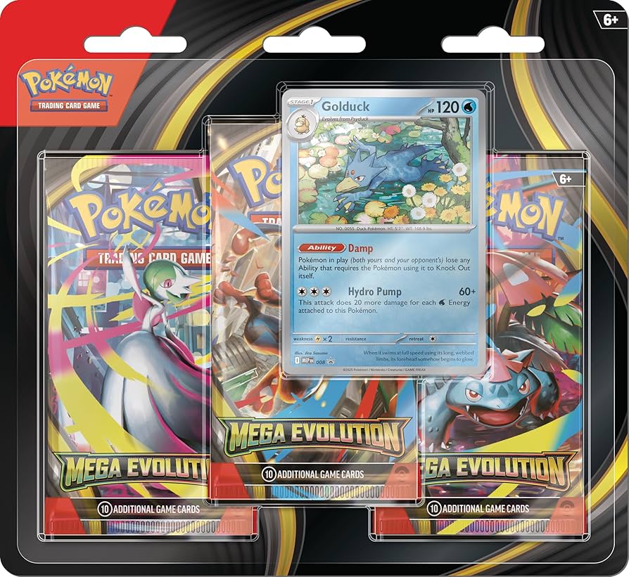 ME01 Mega Evolution 3 Pack Blister Pokémon TCG