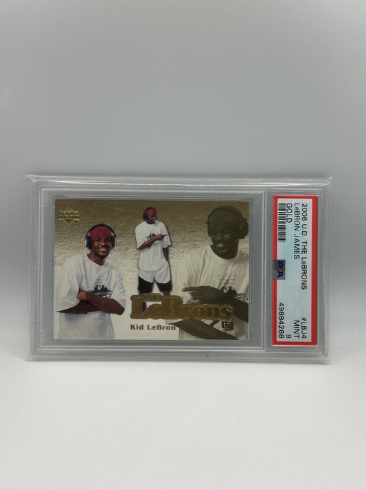 Lebron James the LeBron’s Gold PSA 9